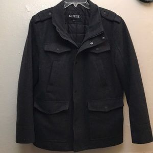 Guess military inspired jacket (large)